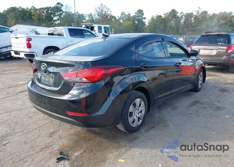2016 Hyundai Elantra Se z USA, uszkodzony, nr VIN 5NPDH4AEXGH711682
